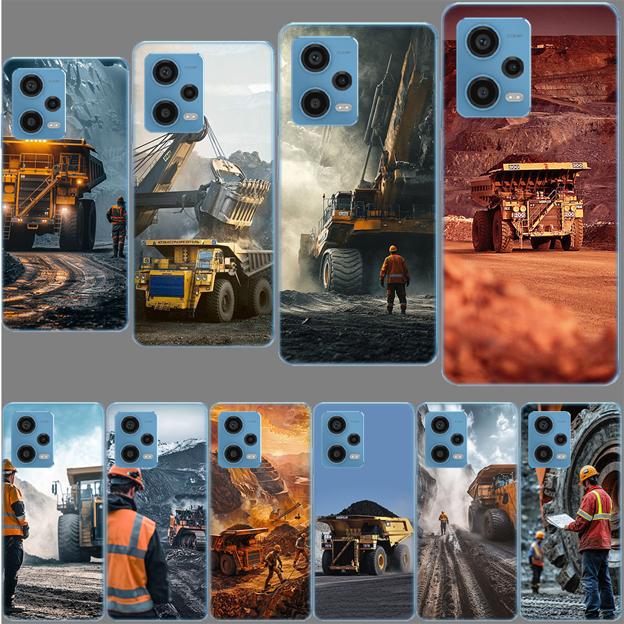 Heavy Equipment Inspection - Wytrzymałe etui na telefon z motywem