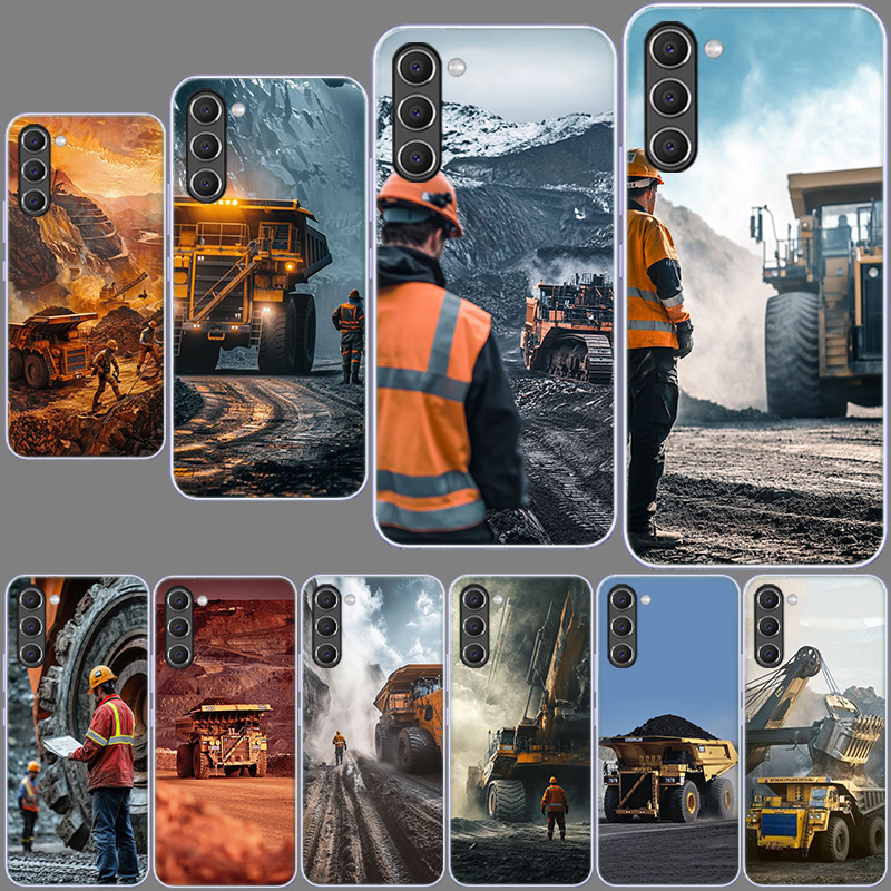 Heavy Equipment Inspection - Wytrzymałe etui na telefon z motywem
