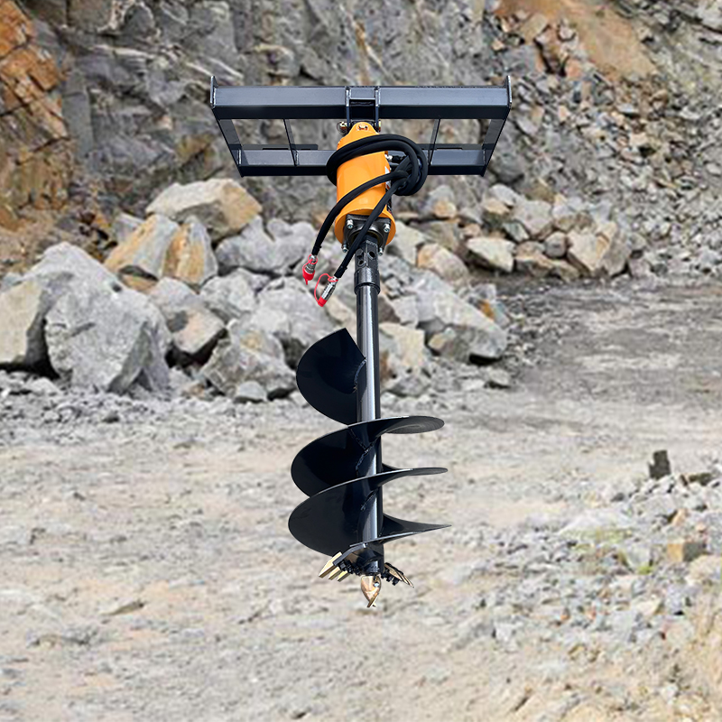 Post Hole Digger - Mini Przystawka do Minikoparki: Wydajna Wiertnica