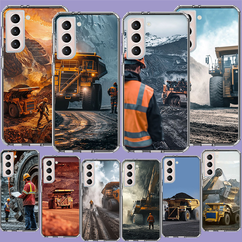 Heavy Equipment Inspection - Wytrzymałe etui na telefon z motywem