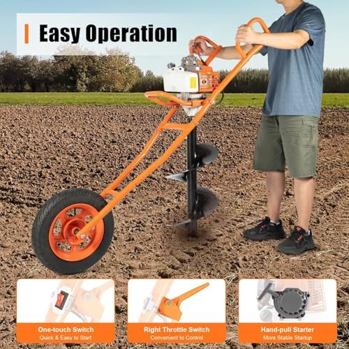 Wiertnica do otworów, 63CC 3HP – Post Hole Digger recenzja i cena