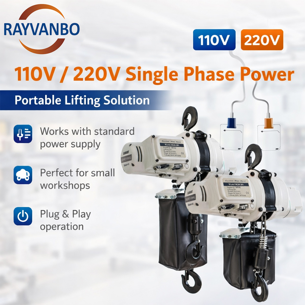 Wysokiej jakości jednofazowy m – Electric Chain Hoist recenzja i cena