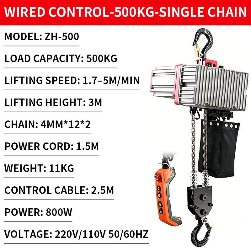 Kompaktowy mini wciągnik łańcu – Electric Chain Hoist recenzja i cena