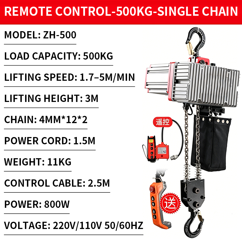 Kompaktowy mini wciągnik łańcu – Electric Chain Hoist recenzja i cena