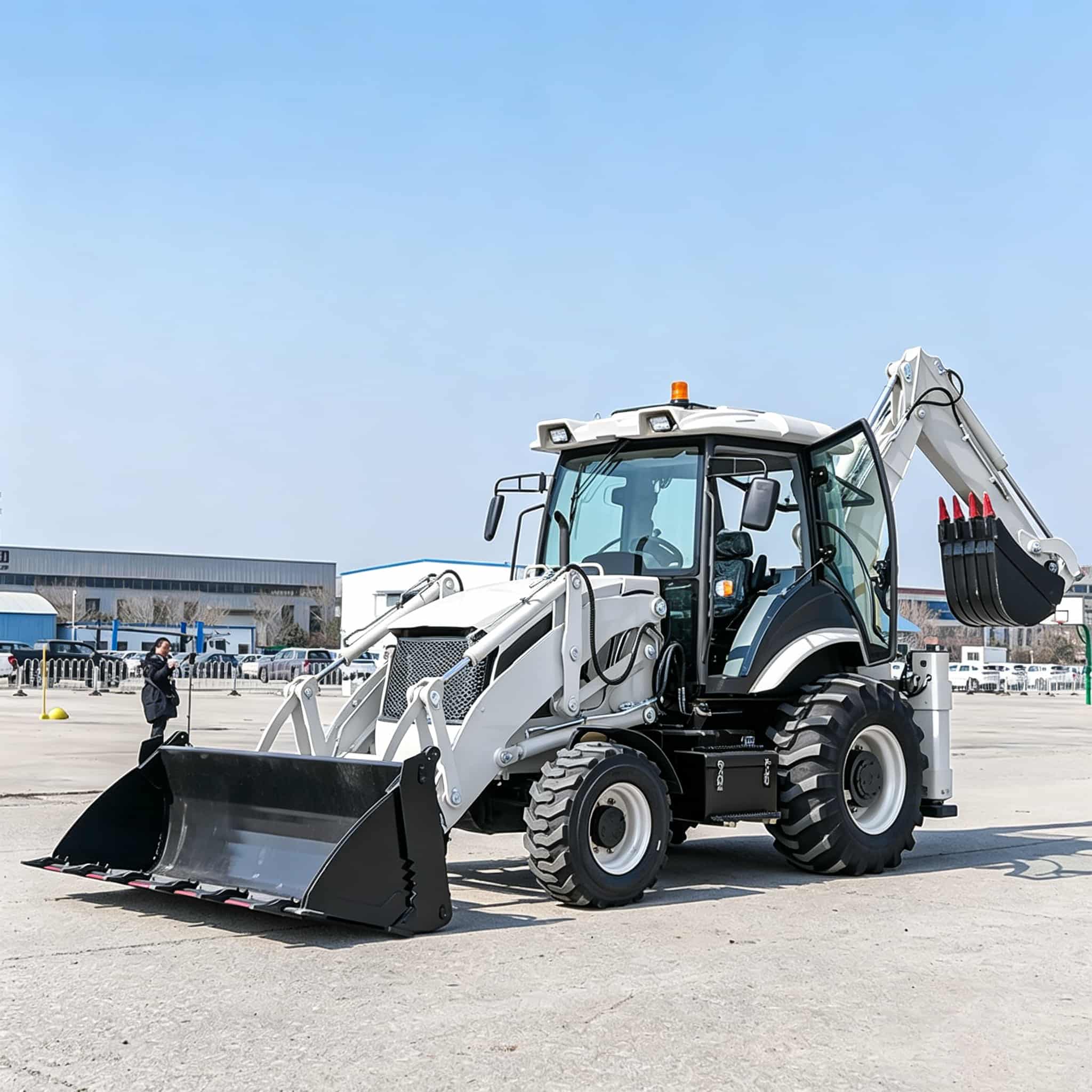 Ładowarko-kształtarka z certyf – Tractor Backhoe recenzja i cena