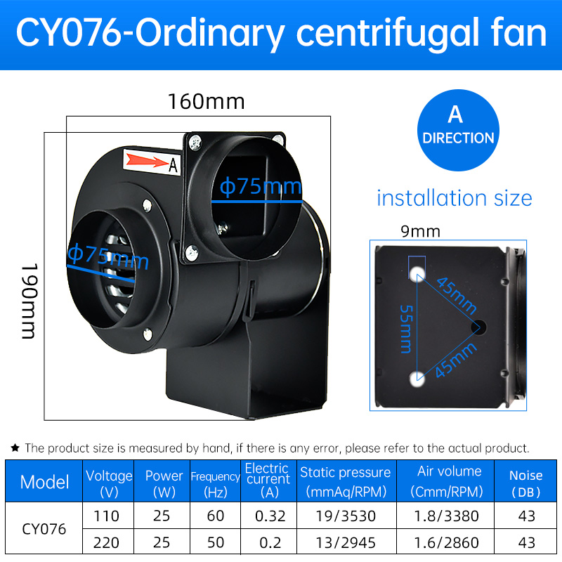CY076 220V/110V Mocny Przemysł – Exhaust Fan Industrial recenzja i cena