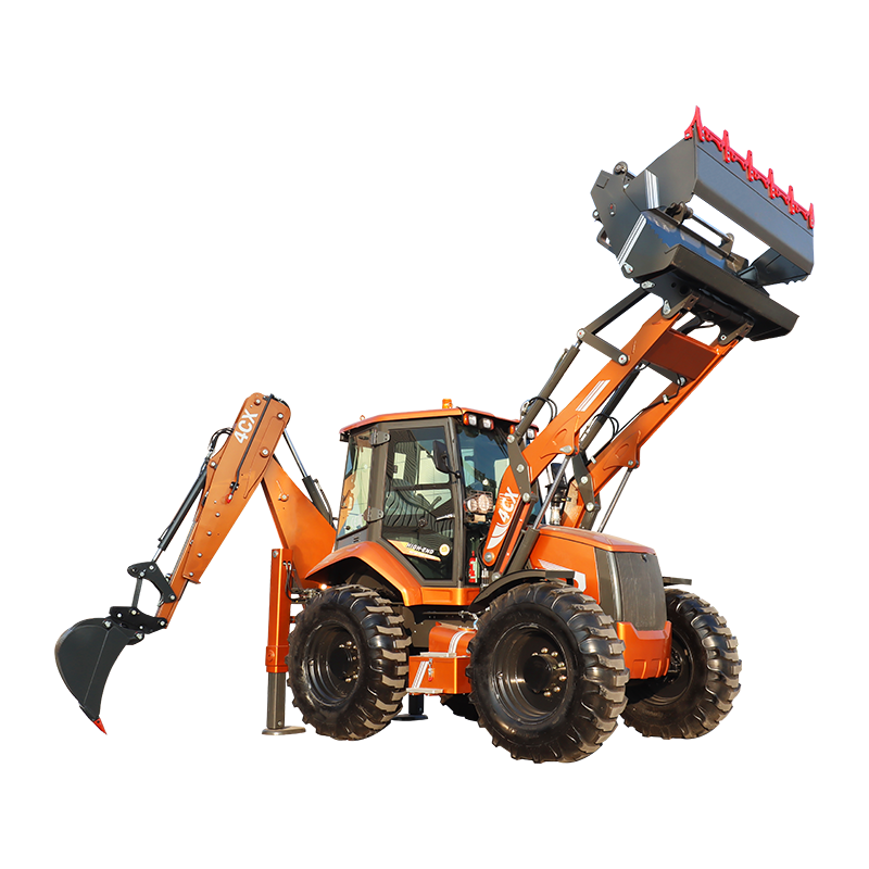 Koparko-ładowarka budowlana z  – Tractor Backhoe recenzja i cena